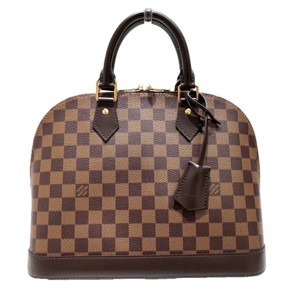 Louis Vuitton Alma PM Handbag, Damier Ebene, Canvas, N53151
